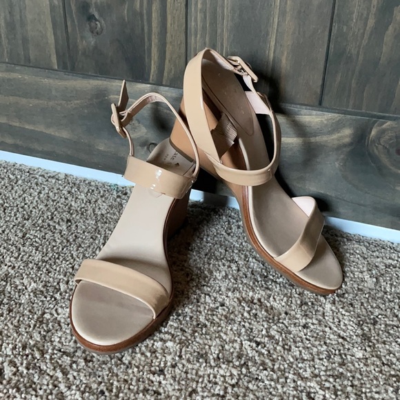 kate spade Shoes - Kate Spade Tan Patton Heels